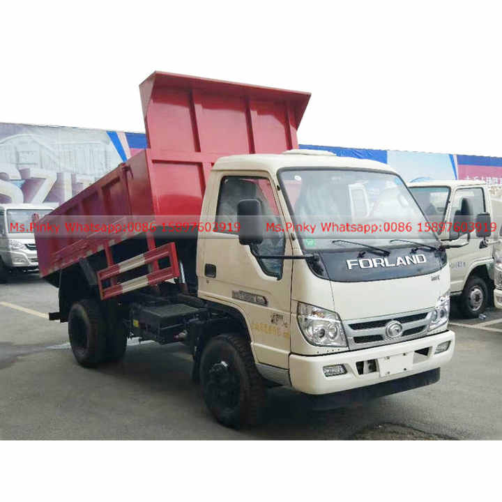 Foton Forland truk sampah kecil ringan, truk sampah Mini 2T 3T 4ton 5ton untuk penjualan