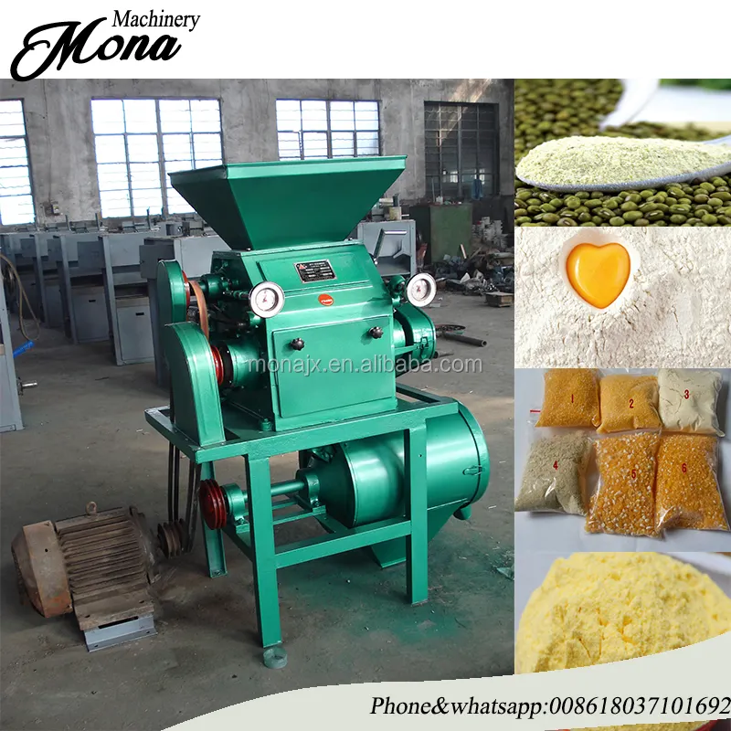 Price Of Small 300キロOutput Roller Rice Flour Mill Machine
