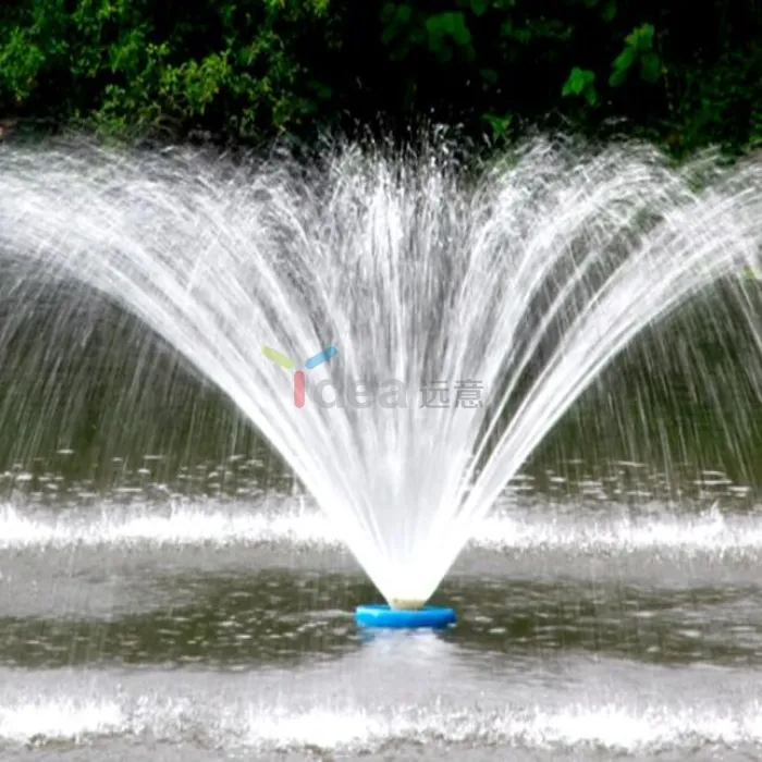 花の形の池フローティングポータブル噴水