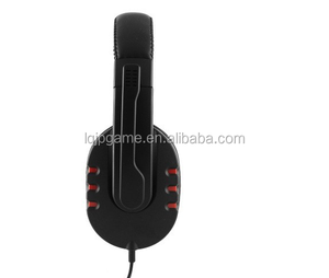 Neues Gaming-Headset für <span class=keywords><strong>PS4</strong></span> Voice Control kabel gebundener HI-FI-Klang qualität Schwarzer roter Kopfhörer
