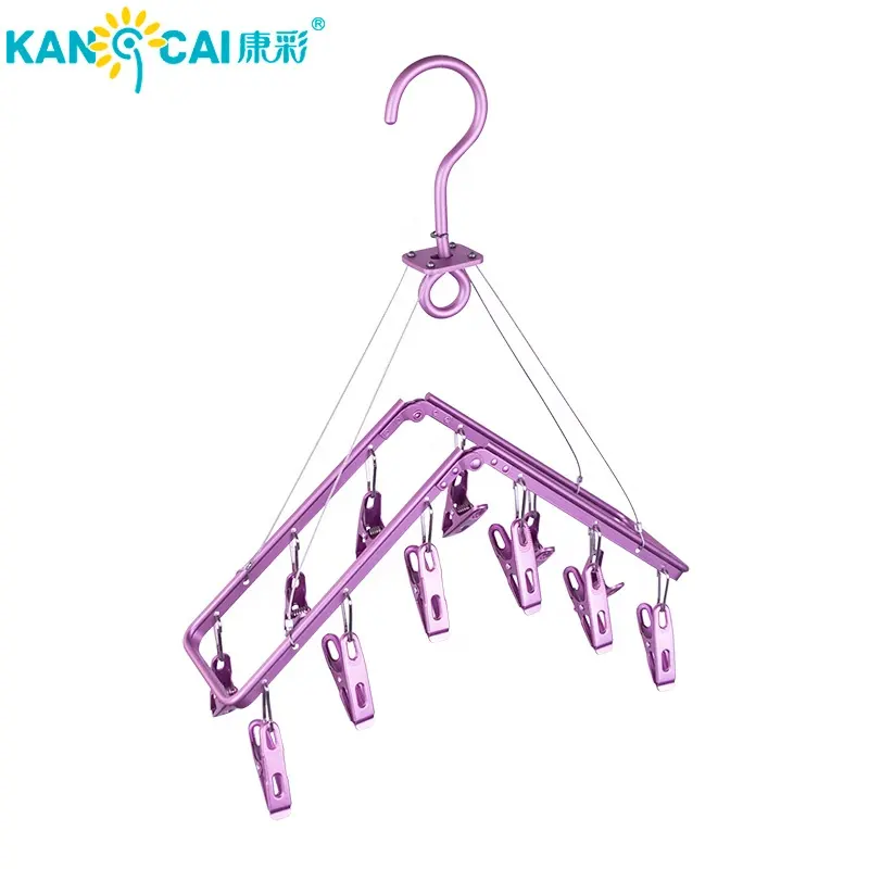 Metal small household lingerie sock underwear hanger iron clothes dryer