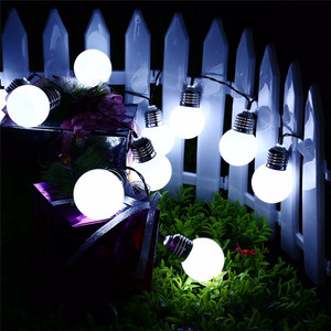 גלובוס שמש 50 כדור <span class=keywords><strong>LED</strong></span> מחרוזת שמש מופעל אורות לבית הגינה דשא קישוטים למסיבת חג המולד פטיו