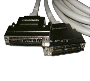 SCSI 100Pin 68P erkek * <span class=keywords><strong>2</strong></span> Splitter kablo çinko alaşım ve saf bakır malzeme PVC ceket veri transferi örgü koruyucu bilgisayar kullanımı