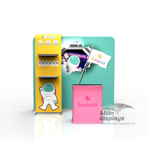 3x3 便携式可再用的面料展会展示架模块化标准 <span class=keywords><strong>10X10</strong></span> 展台公平