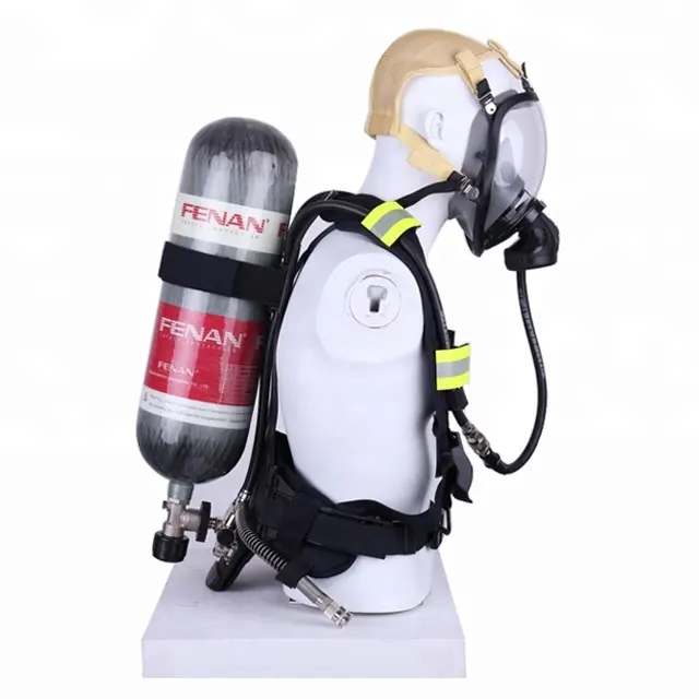 Secours d'urgence, fournitures de pompier, de bonne qualité, SCBA avec dispositif HUD