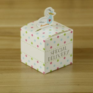 特殊交付婴儿淋浴青睐糖果包装纸盒 - Product Image 2
