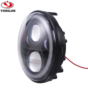Yongjin yeni motosiklet LED kafa lambası ile beyaz ışık halkası için <span class=keywords><strong>CB400</strong></span> r-4