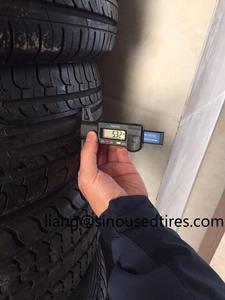 Kullanılmış lastikler toptan 12 ila 20 inç diş derinliği 5mm + MOQ400pcs