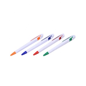 办公用品便宜透明广告促销塑料圆珠笔 - Product Image 2