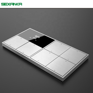 SEXANKA KNX EIB fabrika akıllı ev bina otomatik sistem sıcaklık paneli akıllı sıcaklık kontrol cihazı duvar anahtarları - Product Image 5