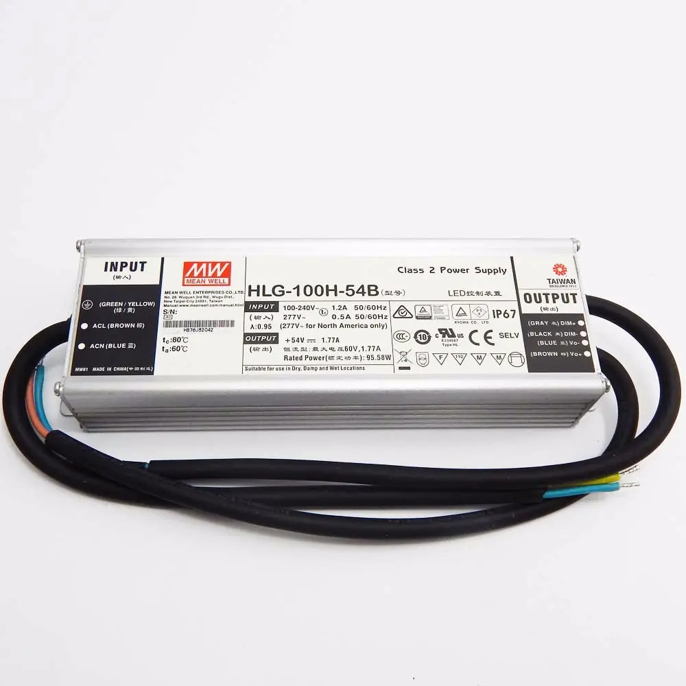 Meanwell IP65 IP67 40W ~ 600W Waterdichte Constante Spanning Led Driver Voeding