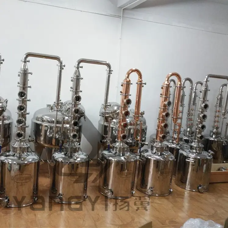 50L 100L 150L 200L attrezzatura per distillatore di alcol domestico in vendita/kit per alcol domestico l/distillatore per uso domestico