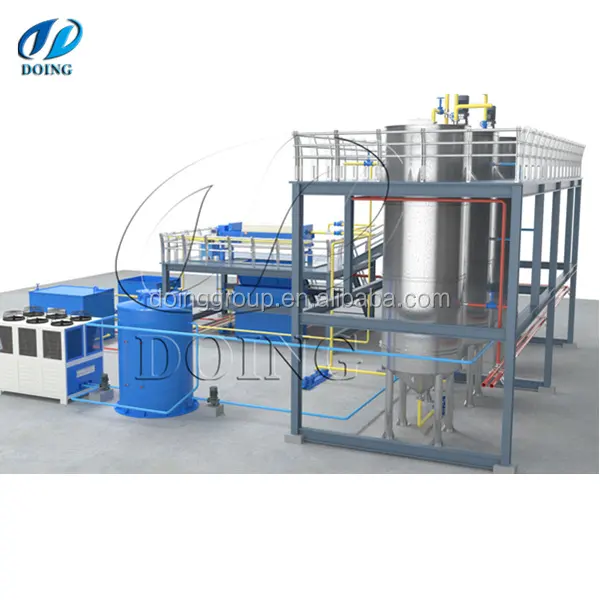 Nouvelle conception machine de fractionnement d'huile de palme 5-10tpd petite usine de fractionnement d'huile de palme équipement
