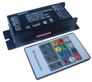 Controlador DMX 512 Controlador inalámbrico DMX512 Controlador LED de múltiples canales DMX