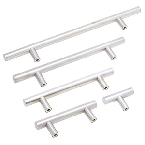 Mobilya dolap t-bar paslanmaz çelik içi boş çekme kolu - Product Image 2