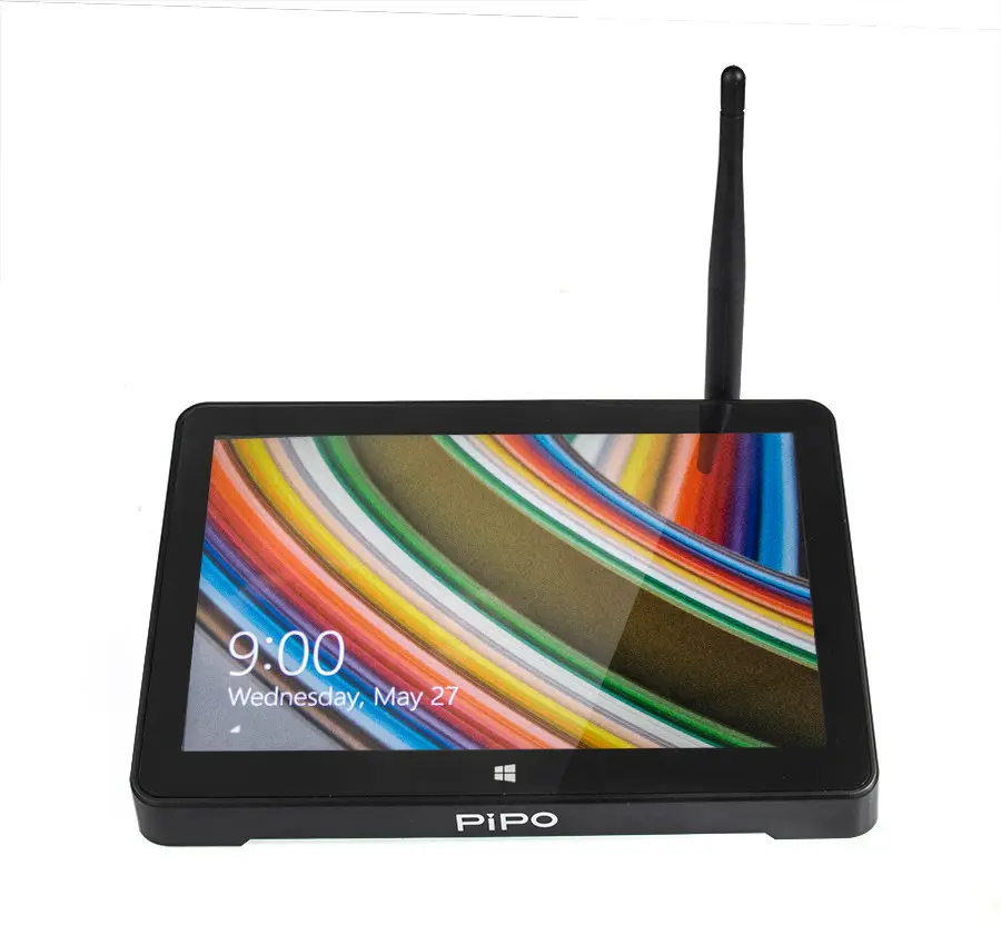 Pipo X9S yönlendirici ile Mini Pc PIPO X8 X9 X10 Windows10 Intel Atom Z8350 Mini PC 8.9 "inç dört co NOVITA