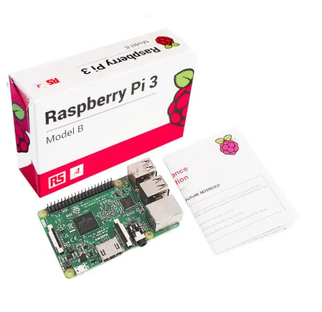 En Stock 2017 Original Reino Unido hecho Raspberry Pi 3 Modelo B 1GB RAM Quad Core 1,2 GHz 64bit CPU WiFi & Bt