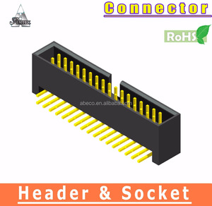 PCB מחבר סוגים זווית נכונה 2.54mm תיבת כותרת