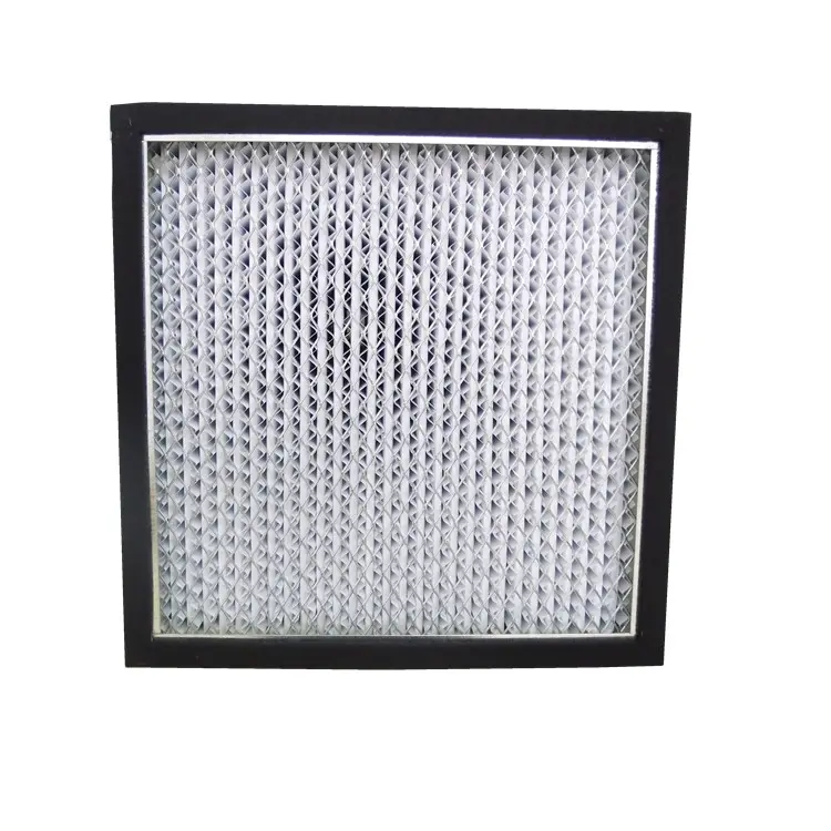 Clean Room Air Filter 24x48 H14 Deep Pleated HEPA Filter With Separator