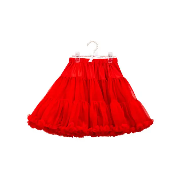 Bebé Tutu Petti falda de Color rojo de las niñas a la escuela recién nacido Prtti faldas