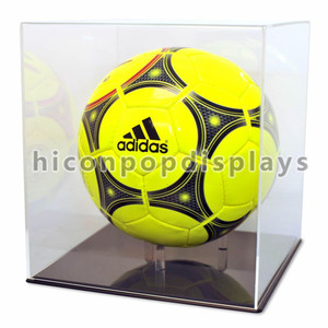 Thể thao Sản Phẩm Cửa Hàng Tabletop Hiển Thị <span class=keywords><strong>Acrylic</strong></span> Trường Hợp Đối Với Bóng Đá, Bóng giá rẻ Rugby Bóng Hiển Thị Trường Hợp - Product Image 1