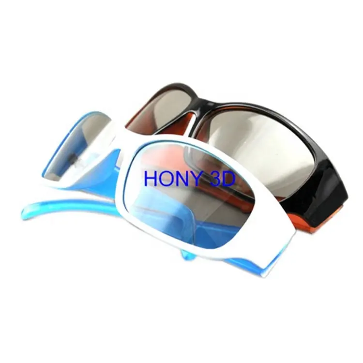 Gafas polarizadas 3D para TV, lentes de TV pasiva para películas en LG