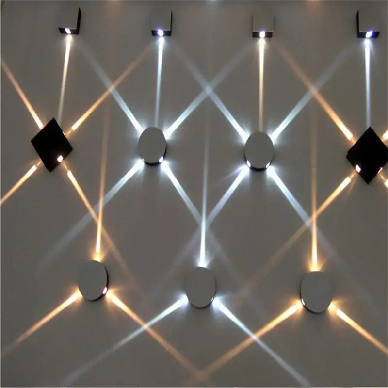 LED Sconce 벽 램프 빛 현대 간단한 거실 식당 아크릴 알루미늄 바디 홈 장식 조명기구