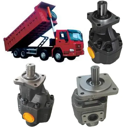 hydraulic pto gear pump for tipper truck