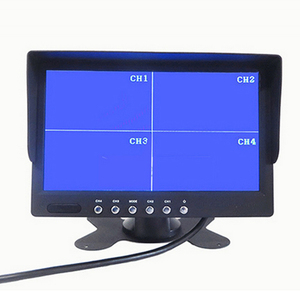 Monitor de pantalla de visión trasera LCD TFT de 7 pulgadas con entrada de 4 canales con sistema de cámara de respaldo inverso a prueba de agua para automóviles y camiones - Product Image 3