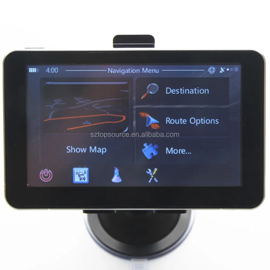 Programmabile GSM/GPRS auto GPS di navigazione mtk 7 pollici gps di navigazione 84h-3 auto gps di navigazione 800x480 per pioniere