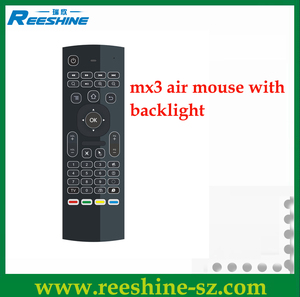 Shenzhen 2.4G Hintergrund beleuchtung Air Mouse Mx3 Fernbedienung - Product Image 4