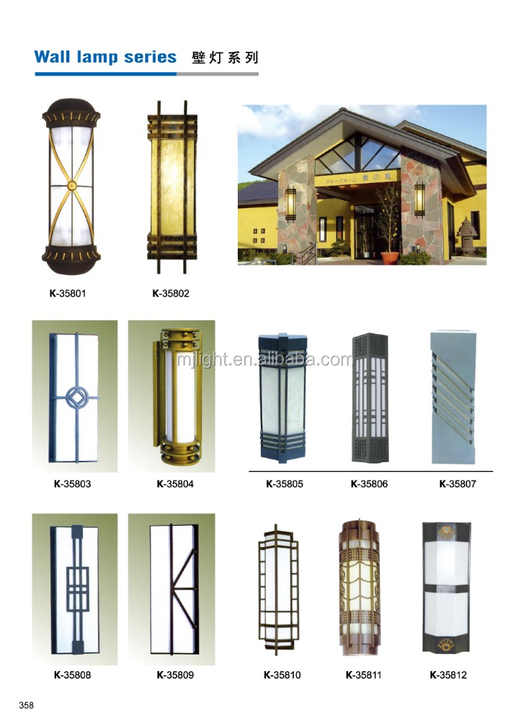Outdoor Fancy Mounted Led Architecture Wall Light