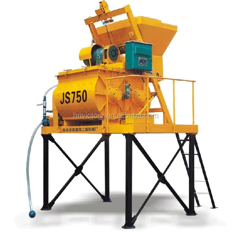 High efficient cement sand concrete mixer with pump concrete