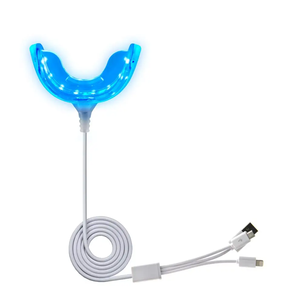 Luz de clareamento dental, acelerador de clareamento dental com 16 leds, 3 usb