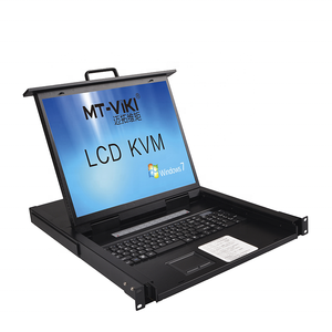 19英寸IP液晶KVM交换机VGA 16端口，MT-VIKI 1U机架KVM控制台抽屉远程ip，IP液晶KVM交换机 - Product Image 2