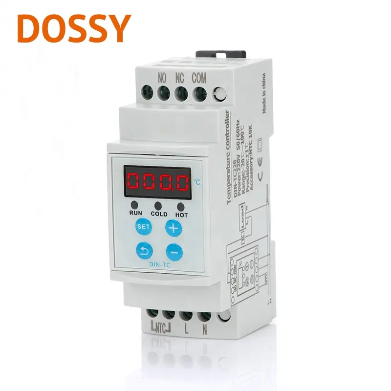 Thermostat DIN-TC Accessoires de réfrigération et d'échange de chaleur Régulateur de température numérique