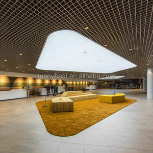 Fireproof Restaurant Aluminum <strong>Grid</strong> False <strong>Ceiling</strong> <strong>Tile</strong> Metal Mesh <strong>Grid</strong> <strong>Ceiling</strong> - Product Image 3