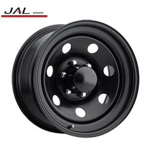 15x6J 钢轮黑色 Felgen 4x100 广泛使用的工厂销售轮辋