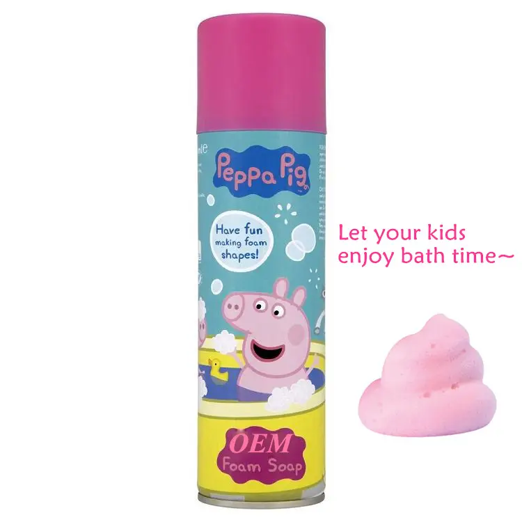 Gift for Children Aerosol Bath Foam Soap