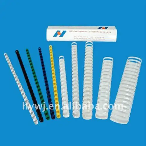 Sisir Binding Plastik PVC Ukuran A4 21 Cincin