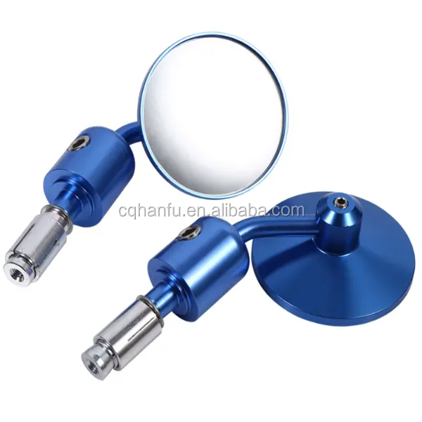 Xe máy Chiếu Hậu Gương Vòng Tay Lái Bar End Rear View Mirrors Xe Đạp Xe Máy Side Gương Phụ Kiện