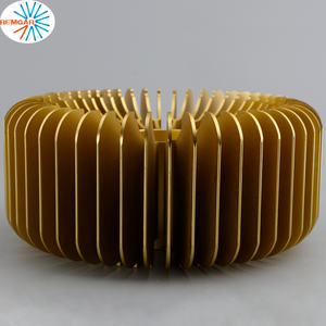 Custom Aluminum Heat Sink <strong>Oval</strong> Aluminum Extrusion Heat Sink CNC Anodized LED Explosion-proof Lamp <strong>Heatsink</strong> - Product Image 2