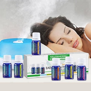 批发高品质 Neutriherbs 品牌薰衣草精油礼品套装纯橄榄油最佳精油套装用于缓解压力
