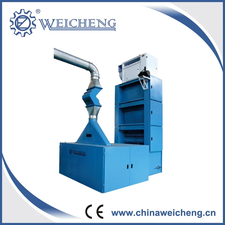 Low cost non-woven synthetic fiber fine opening machine