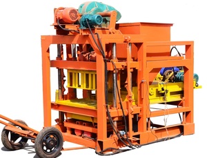 Hollow Solid Semi Automatic Concrete Pavers Bricks Make Cement <strong>Block</strong> Maker <strong>Machinery</strong> South Africa Kenya Benin