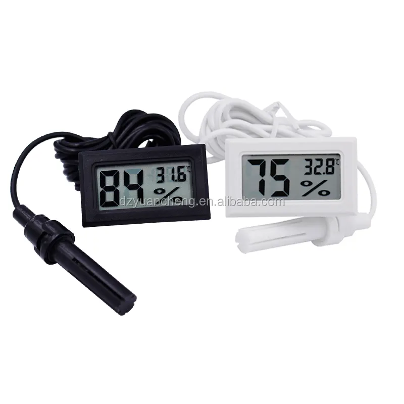 Vente chaude thermomètre Intérieur extérieur pour voitures aquarium LCD numérique thermomètre de réfrigérateur