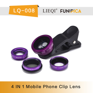 Lieqi 4 в 1 круглый фильтр объектива макро широкоугольные Selfie глаз объектив для Галактика Гранд <span class=keywords><strong>i9082</strong></span> - Product Image 5