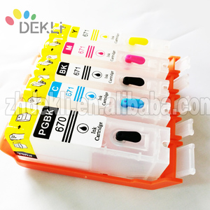 5カラープリンタカートリッジCanon <span class=keywords><strong>PIXMA</strong></span> MG6852 MG5752 <span class=keywords><strong>MG7752</strong></span>再充填インクカートリッジ