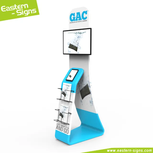 Zusammen klappbare Foto kabine Tablet PC TV-Ständer/Medien kiosk