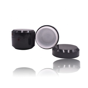 クリーム瓶化粧品パッケージ15g 20g 30gプラスチック瓶黒二重壁PP瓶無料サンプル